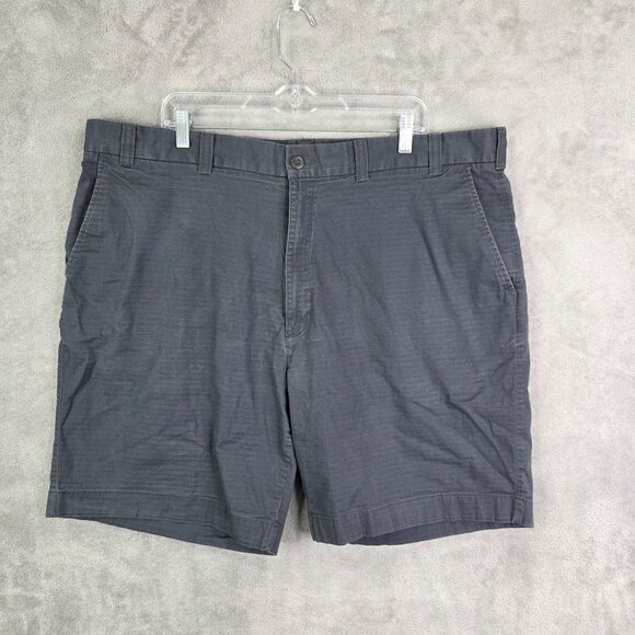Mens Dark Gray Rowm Flat Front Shorts Cotton & Spandex Blend 9" Inseam Size 44 - Picture 2 of 9